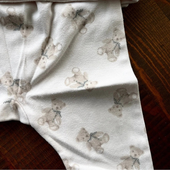 Set top wrap + bottoms 3/6 months beige Burberry - Picture 2 of 6